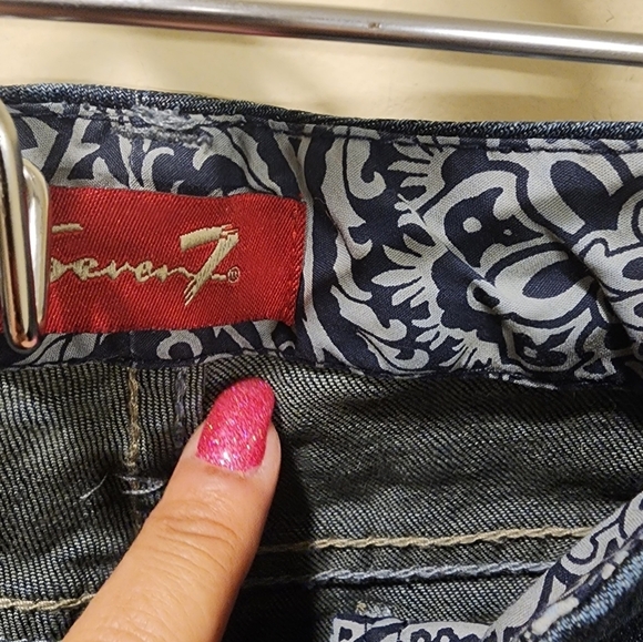 SEVEN 7 Women's Washed blue BOOT Cut Jeans Siaze 4P - Picture 4 of 13